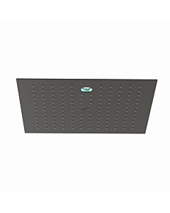 Douche de tête ASANA Kludi 44x44 cm, CleanJet SummerRain/Ambience Light noir mat