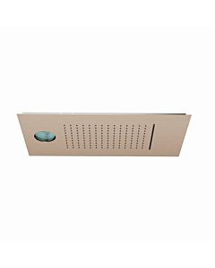 Kludi de douche de tête ASANA 69460N1-00 60 x 30 cm, cascade SummerRain/AmbienceLight, bronze brossé