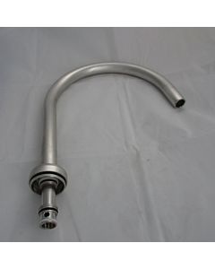 Kludi spare part spout for Bingo Star 7304196-00 428099678 stainless steel finish