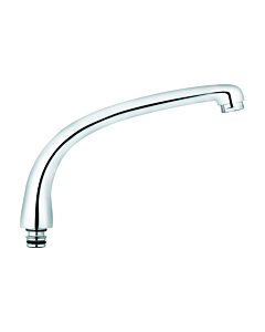 Kludi Medi-Mix cast spout 7540705-00 200 mm, swiveling, chrome, with aerator M 24 x 2000 / A