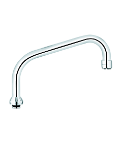 Kludi Medi-Mix HU pipe outlet 7541805-00 with Strahlregler M 22 x 2000 / ND, swiveling, chrome