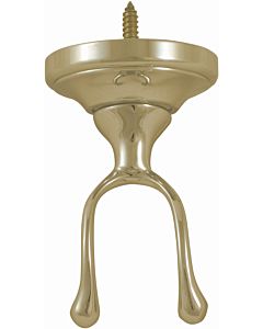 Kludi crochet de fourche 7673345-00 en laiton Adlon