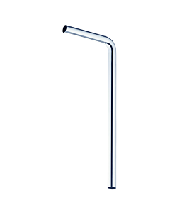 Kludi Bodenrohr 8450080500 90 Grad, 220 X 680 mm, 1 1/4", chrom