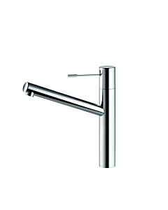 KWC Ono mixer 10151023000FL swiveling spout, flexible connection hoses, projection 225 mm, chrome-plated