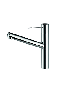 KWC Ono mixer 10151113000FL swiveling, pull-out spout, flexible connection hoses, projection 225 mm, chrome-plated