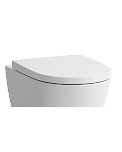 CARLDIX x LAUFEN toilet seat A91005000001 with soft-close mechanism, 370 x 445 mm, removable, white