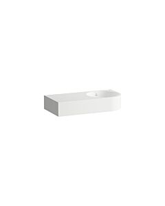 Laufen FORM washbasin H515FM33991041 800x400x150 mm, shelf on the left, tap ledge, 1 tap hole, with overflow, white