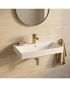CARLDIX x LAUFEN Washbasin 60 cm A91002006001 White, 600 x 460 mm, with overflow and tap hole, wall mounting