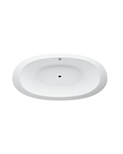 Laufen ALESSI ONE Oval-Badewanne 2439700000001  203 x 102 cm, weiß, Einbauversion