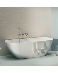 Laufen Lua freistehende Badewanne H2200820000001 170x75cm, Marbond, weiß, weiß