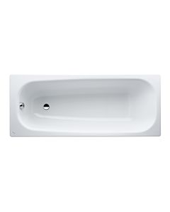 Laufen Pro Einbau-Badewanne 2249500000401 170 x 70 cm, Stahl, weiß, ohne Antislip