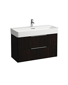 Laufen Base für VAL Waschtischunterschrank  H4024121102631, 93x53x39cm, 2 Auszüge, Ulme dunkel
