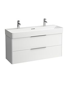 Laufen Base für VAL Waschtischunterschrank  H4024721102611, 118x53x39cm, 2 Auszüge, weiß glanz