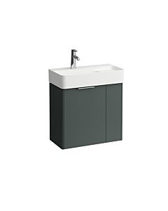 base Laufen pour meuble sous-vasque VAL H4025521102661 58,5x53x29cm, avec 2 portes, gris signalisation