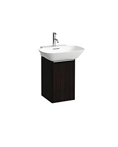 LAUFEN BASE pour H4030211102631 INO H4030211102631 31,5x51,5cm, porte, charnière gauche, poignée en aluminium anodisé, Ulme dunkel