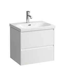 LAUFEN Lani meuble sous vasque H4035321122601 58,4x51,5x44,2cm, 2 tiroirs, blanc mat
