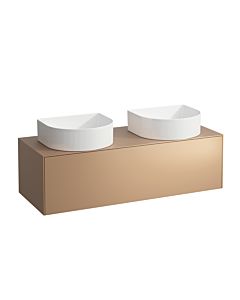 LAUFEN Caisson à tiroirs / buffet H4054240340411 117,5x34x45,5cm, découpe gauche / droite, cuivre