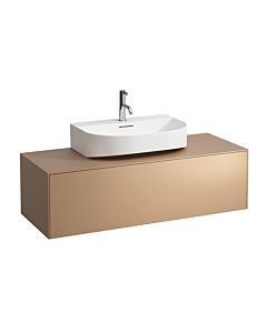LAUFEN Caisson à tiroirs / buffet H4054510340411 117,5x34x45,5cm, découpe au milieu, cuivre