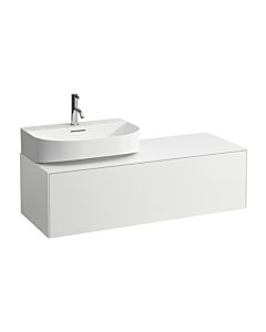 LAUFEN Caisson à tiroirs / buffet H4054520341701 117,5x34x45,5cm, découpe à gauche, blanc mat