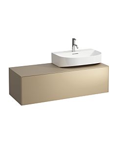 LAUFEN Caisson à tiroirs / buffet H4054530340401 117,5x34x45,5cm, découpe à droite, or