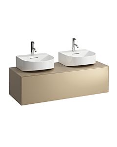 LAUFEN Caisson à tiroirs / buffet H4054540340401 117,5x34x45,5cm, découpe gauche / droite, or