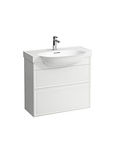 LAUFEN Le nouveau H4060420851701 classique H4060420851701 77,5x67,5x31,5cm, 2 tiroirs, blanc mat