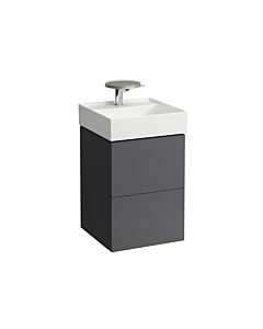LAUFEN Kartell H4075080336421 44x60x45cm, 2 tiroirs, gris ardoise