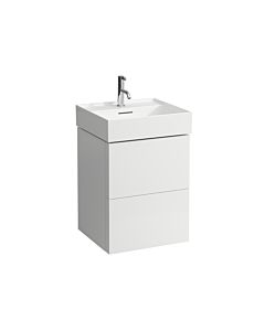 LAUFEN Kartell H4075090336401 48x60x45cm, 2 tiroirs, blanc mat