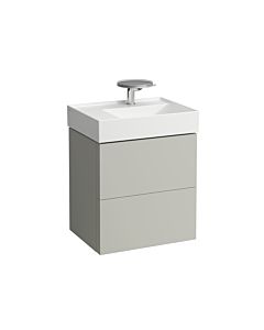 LAUFEN Kartell H4075680336411 60x58x45cm, 2 tiroirs, gris galet