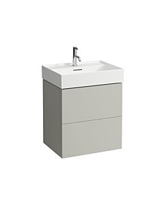 LAUFEN Kartell H4075690336411 58x60x45cm, 2 tiroirs, gris galet