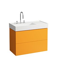 LAUFEN Kartell H4076180336431 60x88x45cm, 2 tiroirs, brun ocre