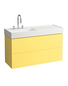 LAUFEN Kartell H4076480336441 118x60x45cm, 2 drawers, senfgelb