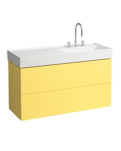 LAUFEN Kartell H4076490336441 118x60x45cm, 2 drawers, senfgelb