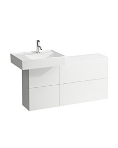 Laufen Kartell Waschtischunterschrank 120x61x27cm 4082910336401, Ausschnitt links, weiß matt