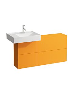 LAUFEN Kartell H4082910336431 120x61x27cm, découpe à gauche, marron ocre