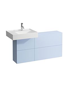 LAUFEN Kartell H4082910336451 120x61x27cm, découpe à gauche, gris-bleu