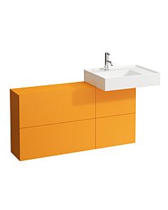 LAUFEN Kartell H4082920336431 120x61x27cm, découpe à droite, marron ocre