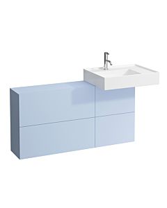 LAUFEN Kartell H4082920336451 120x61x27cm, découpe à droite, gris-bleu