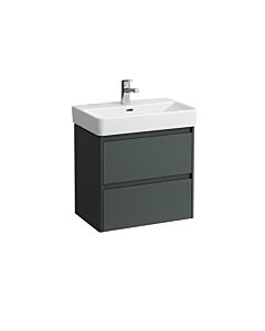 Laufen Pro S Waschtischunterschrank H4112621082661 57,2x51,5x36,1cm, 2 Schubladen, Verkehrsgrau
