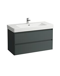 Laufen Base for Pro S vanity unit H4113121082661 102.1x51.5x44.6cm, 2 drawers, traffic grey