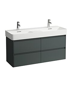 Laufen Base 2.0 vanity unit H4114241082661 116.8x51.5x40cm, 4 drawers, traffic grey