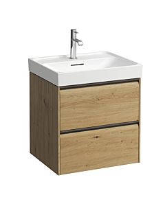 Laufen Meda meuble sous-vasque H4215620112671 53,4x51,5x44,8cm, 2 tiroirs, chêne sauvage