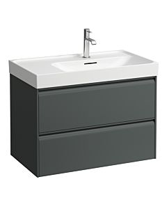 Laufen Meda meuble sous-vasque H4215920112661 78,4x51,5x44,8cm, 2 tiroirs, gris signalisation