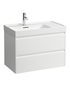 Laufen Meda meuble sous-vasque H4216020112601 78,4x51,5x44,8cm, 2 tiroirs, blanc mat