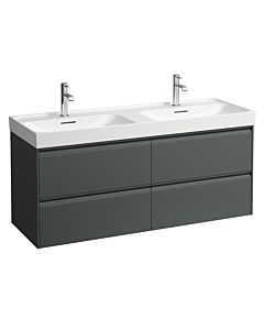 Laufen Meda Waschtischunterschrank H4216440112661 128,4x51,5x44,8cm, 4 Schubladen, verkehrsgrau