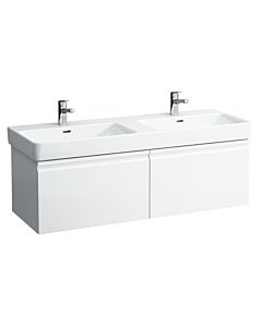 LAUFEN Pro s H4835720964751 H4835720964751 126x45x39cm, 2 tiroirs / 2 tiroirs intérieurs, blanc brillant