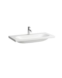 Laufen Lua lavabo H8160890001561 100x46cm, blanc , sans trop-plein, avec trou pour robinet 2000