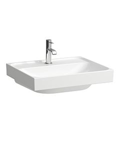 Laufen Meda Aufsatzwaschtisch H8161127571111 55x46cm, ohne Überlauf, 1 Hahnloch pro Becken, weiß matt