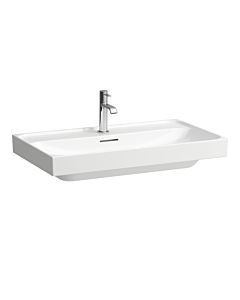 Laufen Meda vasque à poser H8161177571041 80x46cm, avec trop-plein, trou pour robinetterie 2000 , blanc mat