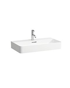 LAUFEN Val washbasin, 75x42cm, with tap hole and overflow, sapphire ceramic